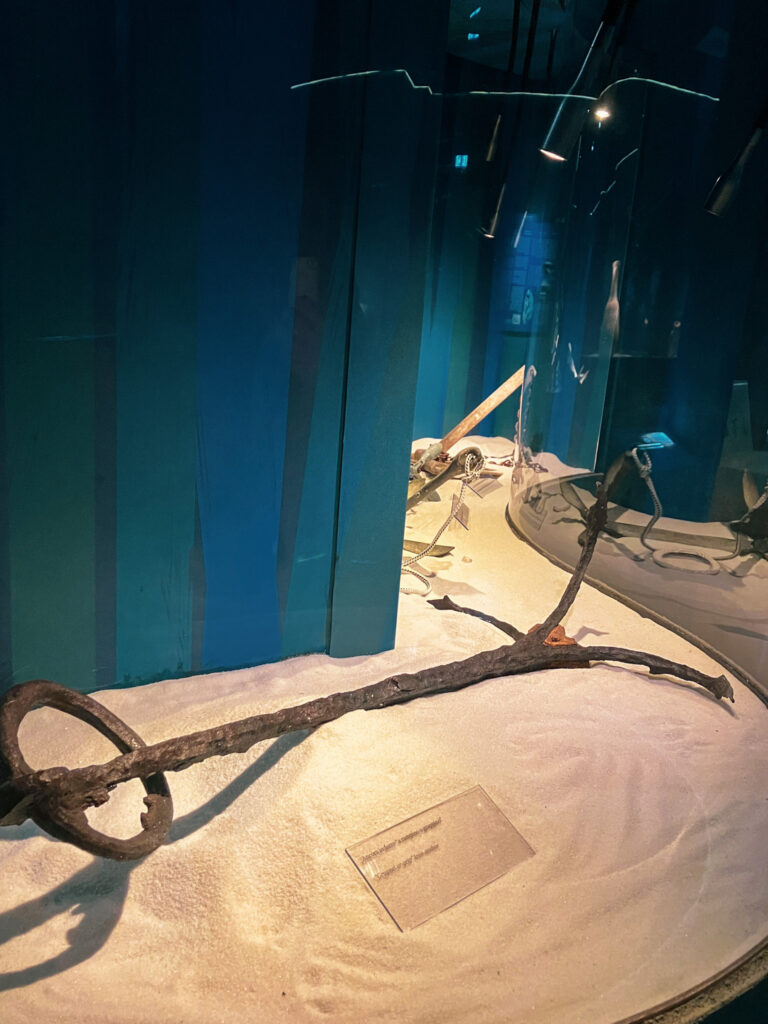 Ancora, uno dei reperti del Parco nazionale archeologico di Egnazia