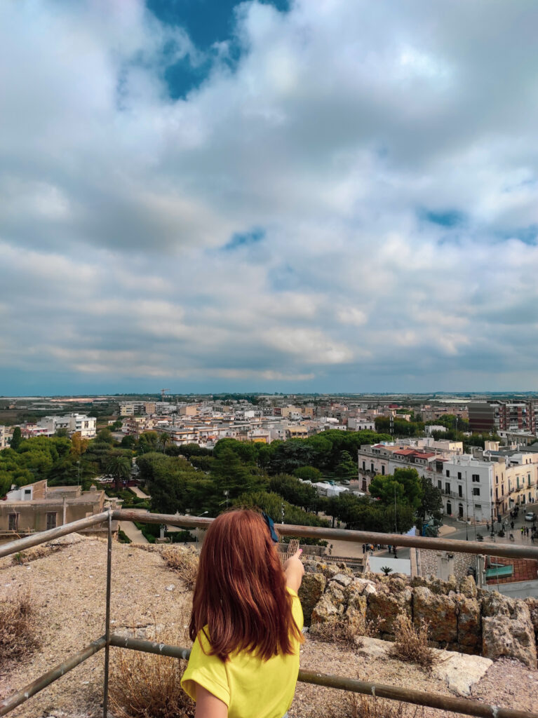 Il panorama dal punto più alto della torre normanno sveva di Rutigliano